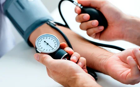 Пациенту измеряют давление